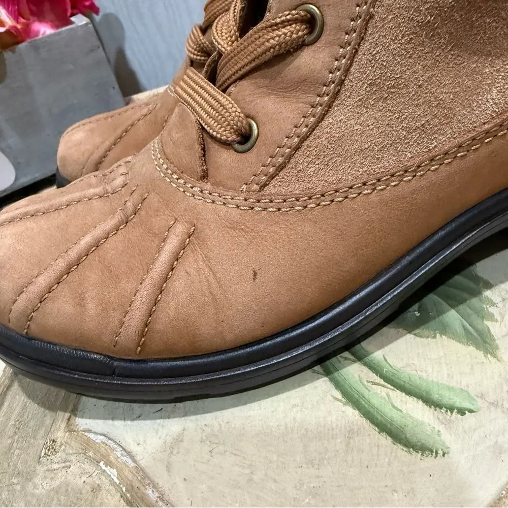 Ugg Hapsburg Duck Boots Chestnut 1120785 Sz 6